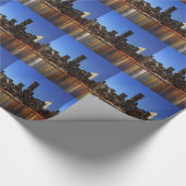 NYC New York City Manhattan Nacht Geschenkpapier (Ecke)