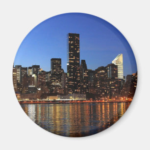 NYC New York City Manhattan Nacht Magnet