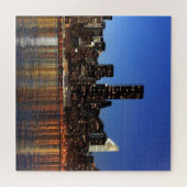 NYC New York City Manhattan Nacht Puzzle (Horizontal)