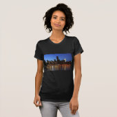 NYC New York City Manhattan Nacht T-Shirt (Vorne ganz)
