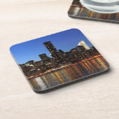 NYC New York City Manhattan Nacht Untersetzer (Linke Seite)