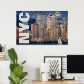 NYC New York City Manhattan Poster (Heimbüro)