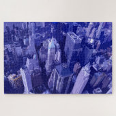NYC New York City Manhattan Skyscrappers Puzzle (Horizontal)
