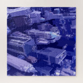 NYC New York City Manhattan Skyscrappers Puzzle (Horizontal)