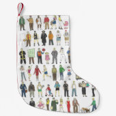 NYC New York City NY Bürger - Nachbarn Kleiner Weihnachtsstrumpf (Vorderseite)