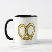 NYC New York City Salty Soft Pretzel Feinschmecker Tasse (Links)