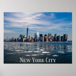 NYC - New York City Skyline | Schöner Big Apple Poster