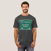 NYC New York City Triboro Br Manhattan T-Shirt (Vorne ganz)