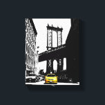 Nyc New York City Yellow Taxi Brooklyn Bridge Leinwanddruck<br><div class="desc">Nyc New York City Yellow Taxi Brooklyn Bridge Pop Art Leinwand Art Print.</div>