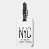 NYC New York Gepäckanhänger (Vorderseite vertikal)