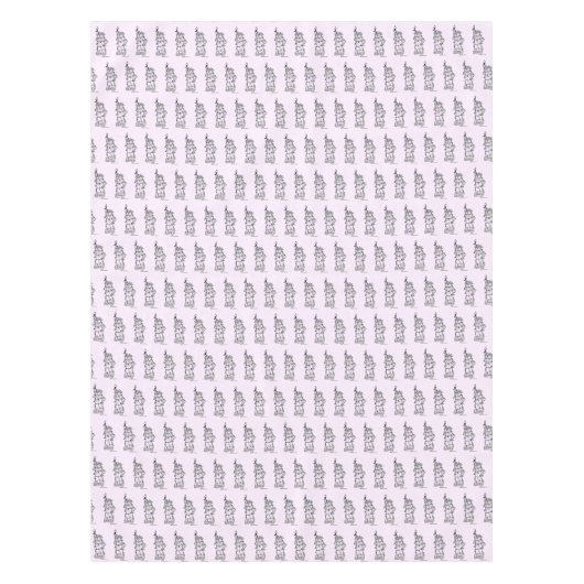 NYC New York Hanukkah Holiday Statue of Liberty Tischdecke (Vorderseite)