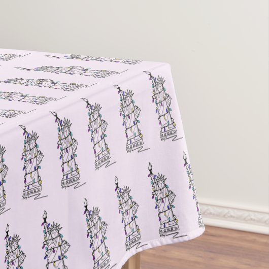 NYC New York Hanukkah Holiday Statue of Liberty Tischdecke (Beispiel)