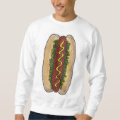 NYC New York Hot Dog w/ Mustard Relish Sweatshirt (Vorderseite)