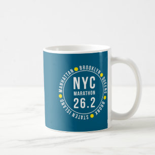 Nyc New York Souvenir Marathon Läufer Kaffeetasse