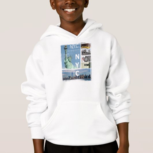 nyc new york usa america brooklyn bridge hoodie (Vorderseite)