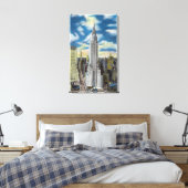 NYC, New YorkAußenansicht der Chrysler Leinwanddruck (Insitu (Schlafzimmer))