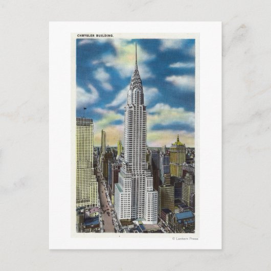 NYC, New YorkAußenansicht der Chrysler Postkarte (Vorderseite)