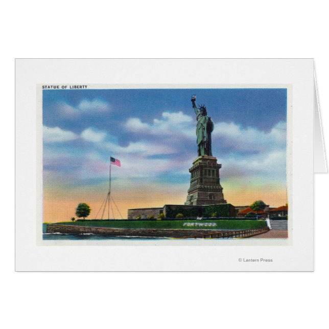 NYC, New YorkView of the Statue of Liberty (Vorderseite (Horizontal))