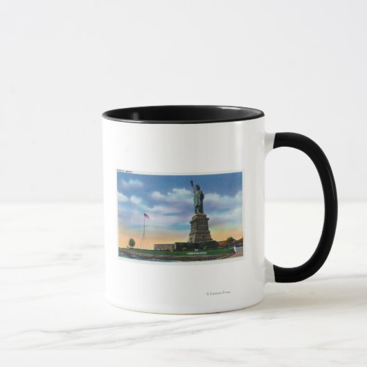 NYC, New YorkView of the Statue of Liberty Tasse (Rechts)