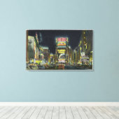 NYC, New YorkView of Times Square at Night # 2 Leinwanddruck (Insitu (Holzboden))
