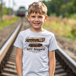 NYC Niagara Steam Locomotive Profil Amerikanische  T-Shirt