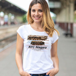 NYC Niagara Steam Locomotive Profil Amerikanische  T-Shirt