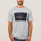 NYC night lights, romance, and skyline dreams T-Shirt (Vorderseite)