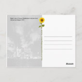 NYC Night Skyline - H Postkarte (Rückseite)