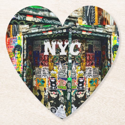 NYC NY Graffiti Notebook Journal Untersetzer (Vorderseite)