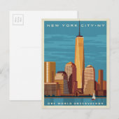 NYC - One World Observatorium Postkarte (Vorne/Hinten)