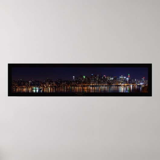 NYC Panoramic Poster (Vorne)
