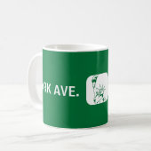 NYC Park Ave. Kaffee-Cup New York Manhattan Street Kaffeetasse (Vorderseite Links)