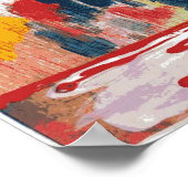 NYC Peter Max Stil 3 Freiheiten 9-11signed Poster (Ecke)