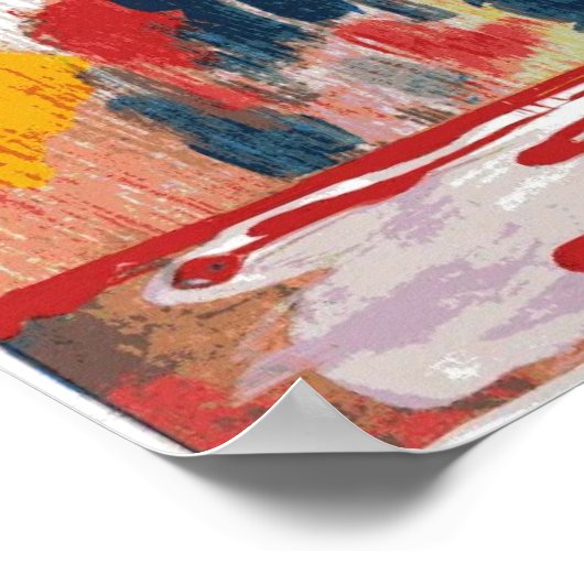 NYC Peter Max Stil 3 Freiheiten 9-11signed Poster (Ecke)