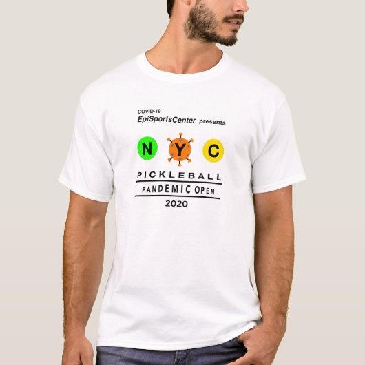 NYC Pickleball Pandemie - auf leichter Kleidung T-Shirt (Vorderseite)