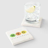 NYC Pickleball Untersetzer v1 (Seitenansicht)