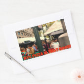 NYC Pizza ist so gut Rechteckiger Aufkleber (Umschlag)