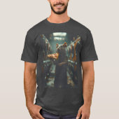 NYC "Pizza Rat" Tee, Famous Subway Rat Graphic T-Shirt (Vorderseite)