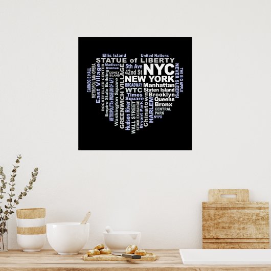 NYC-Plakat Poster (Küche)