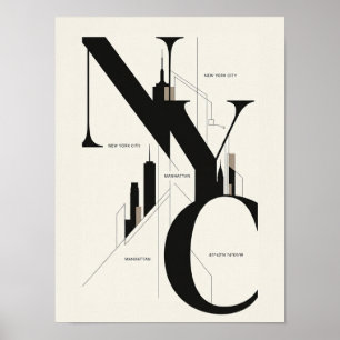 NYC-Plakat Poster
