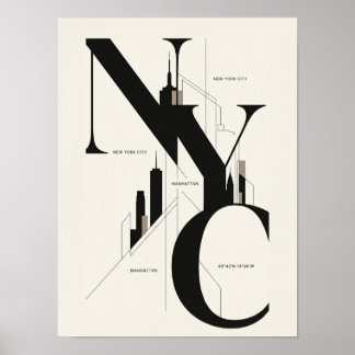 NYC-Plakat Poster