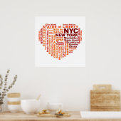 NYC-Plakat Poster (Küche)