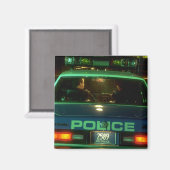 NYC. Police Magnet (Vorderseite/Rückseite)