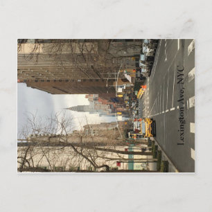 NYC Postcard Lexington und Chrysler Postkarte