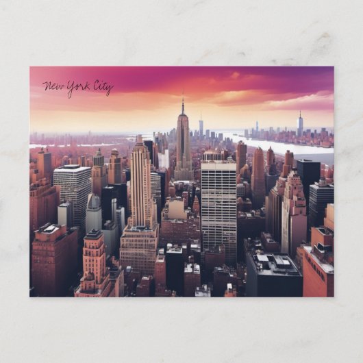 NYC Postcard Postkarte (Vorderseite)