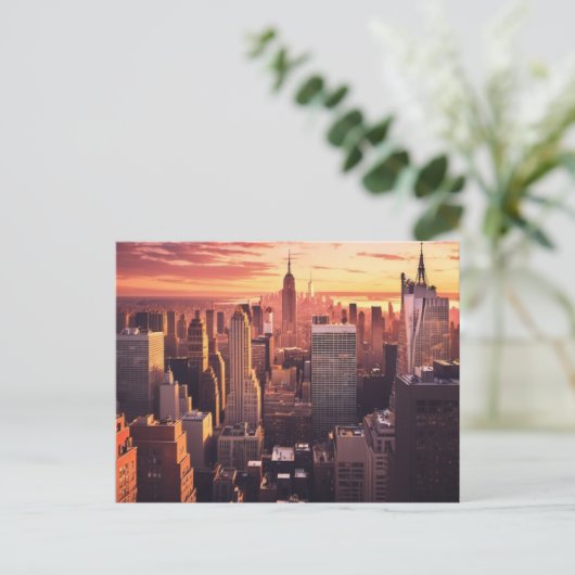 NYC Postcard Postkarte (Stehend Vorderseite)