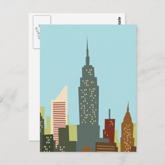 NYC Postcard Postkarte (Vorne/Hinten)