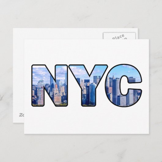 NYC POSTKARTE (Vorne/Hinten)