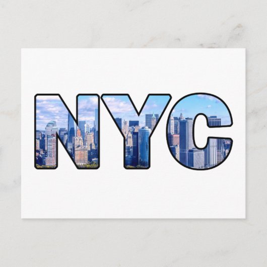 NYC POSTKARTE (Vorderseite)