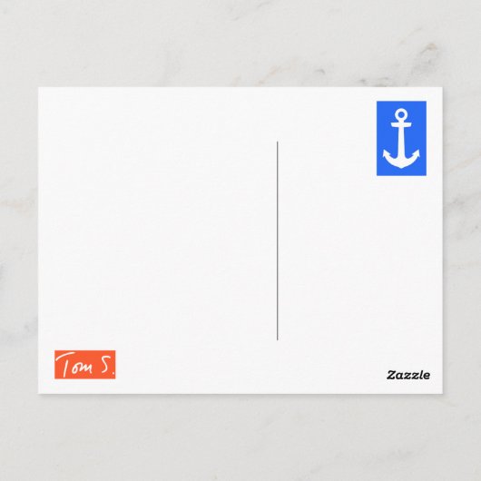 NYC Postkarte (Rückseite)